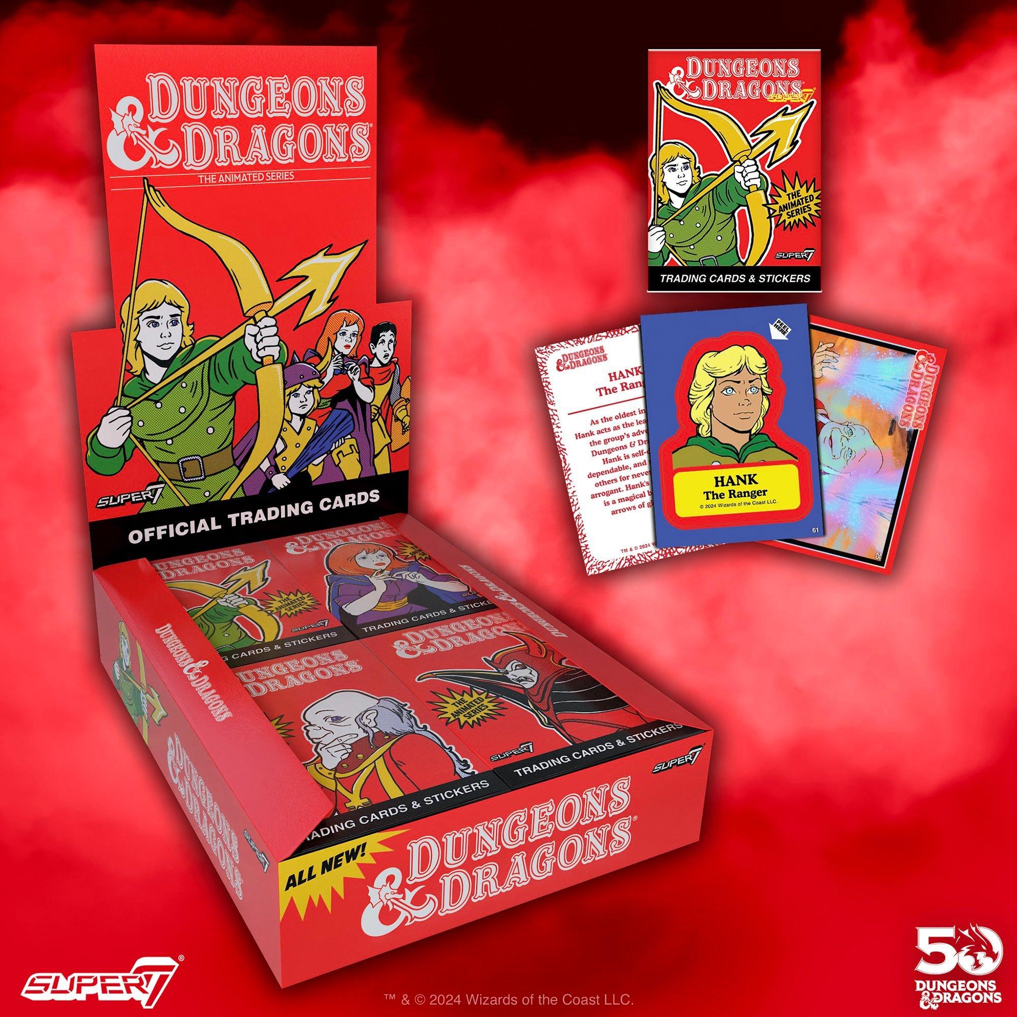 Dungeons and Dragons Wax Pack Trading Cards - (Animated Series)